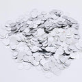 Silver Metallic Foil Confetti Round Dots Glitter Table Confetti by SIPRKAICT