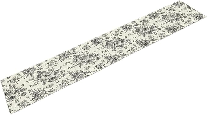 Vintage Flower Table Runner, 13x120 Inch - Image 8