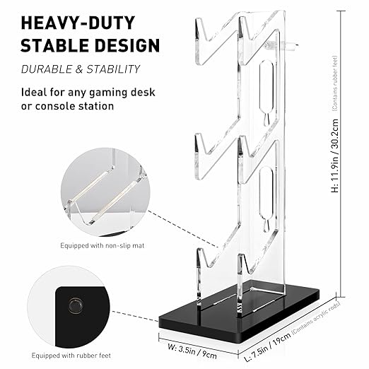 OAPRIRE Universal 3 Tier Controller Holder and Headset Stand - Image 5