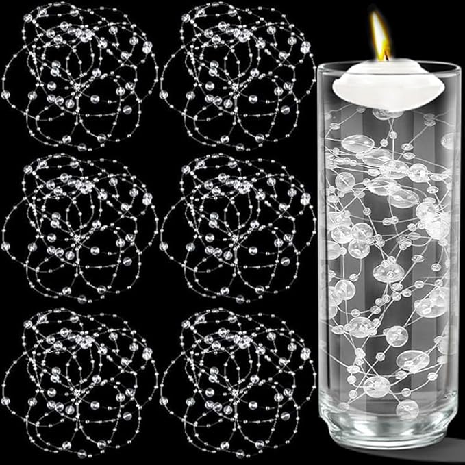 50 PCS Artificial Floating Beads by Cusmation