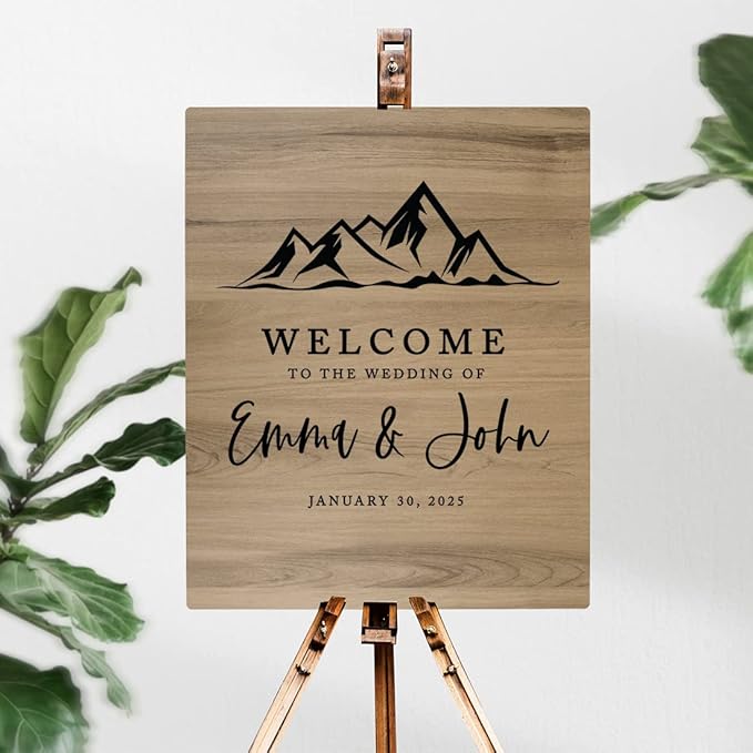 Andaz Press Large Wooden Welcome Sign - Image 2