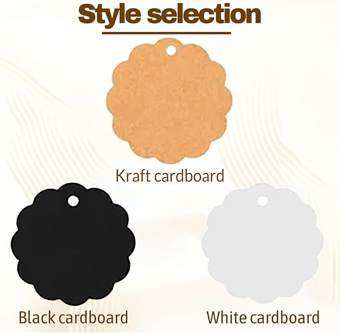 Personalized Gift Tags with String Custom Hang Tags with Your Logo/Text Small - Image 5