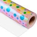Burymento Holographic Pink Dot Gift Wrapping Paper by BurymentoisaprofessionalwrappingpaperbrandThewrappingpaperismadeofkraftpaperpearlescentmatteglossyglitterbrushedlaserandothermaterialsdouble-sidedprintingbackcuttingandotherdetailsOriginalpatternscarefullymadewrappingpaperbrand