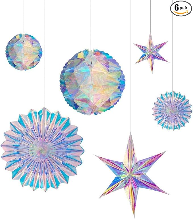 BTSD-home Iridescent Party Decorations by BTSD-home
