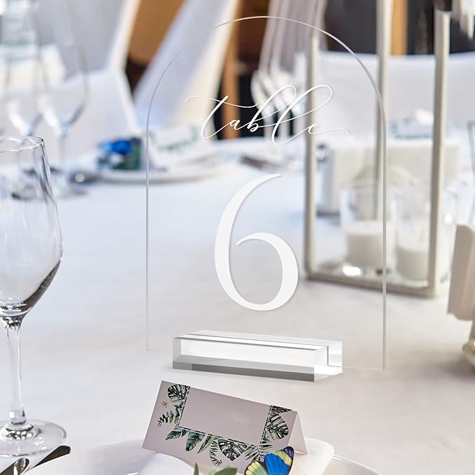 JINMURY Clear Arch Table Numbers - Image 6