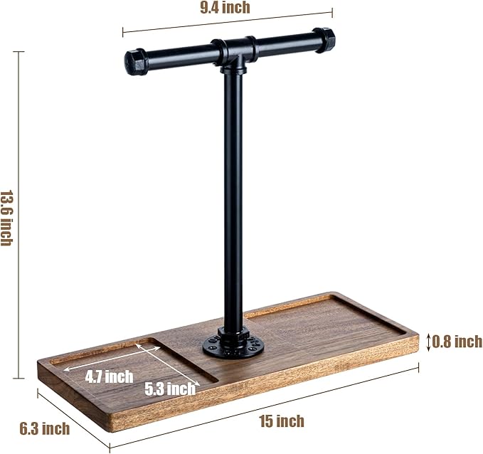 FARM IN Solid Acacia Wood Headphone Stand - Image 5
