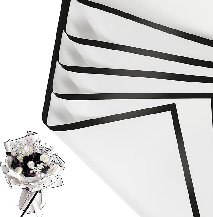 NESCCI 20 Sheet Flower Wrapping Paper by NESCCI