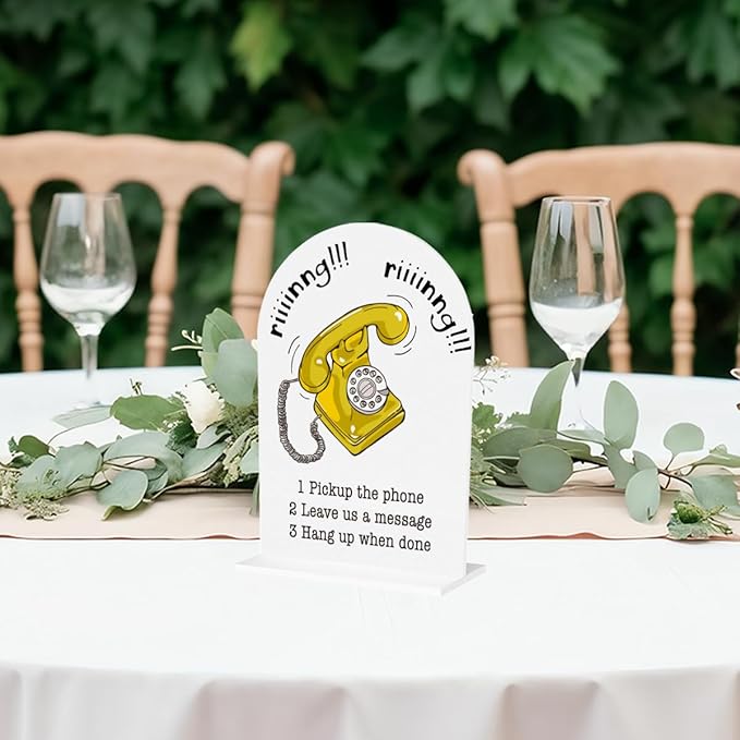 Wedding Audio Guest Book Sign Acrylic Arch Wedding Bridal Shower Baby Shower - Image 3