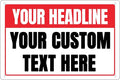 Custom Signs Outdoor Metal by XIAYUEHUA