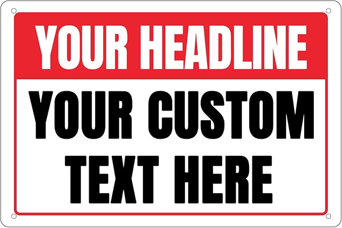 Custom Signs Outdoor Metal by XIAYUEHUA