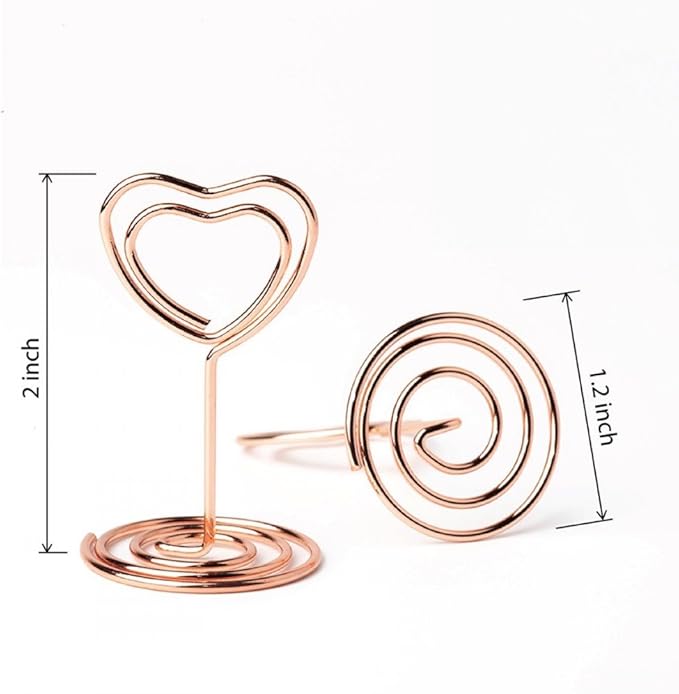 20pcs Mini Place Card Holders, Wire Table Picture Photo Holders - Image 4
