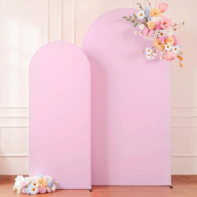 7.2FT 6FT Arch Backdrop Cover for Wedding, Birthday Party Decor, Chiara - Image 3