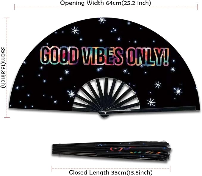 Boots on The Ground Fan, Large Folding Hand Fan - Image 2