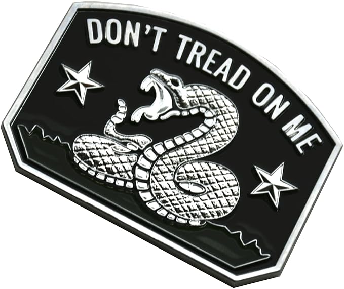 1x Gadsden Flag Rattlesnake Car Emblem 3D Decal Sticker - Image 3