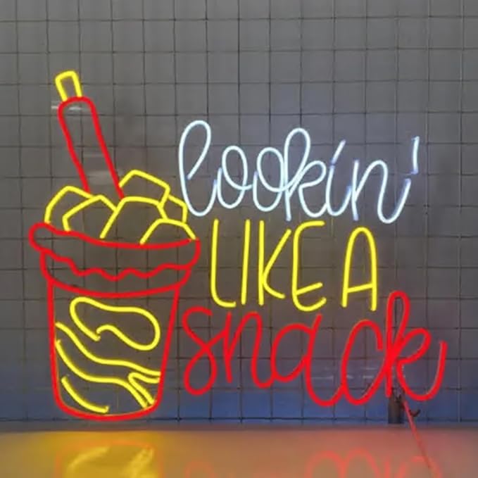 Looking Like A Snack Neon Sign, Mangonada Led Sign, Mexico Mangonada Led Light - Image 3