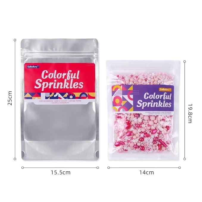 Pink Sprinkles for Cake Decorating 7oz - Image 6