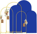 MODFUNS Metal Arch Backdrop Stand and Cover Set 6&6.6&7.2ft Gold Wedding Arched by MODFUNS