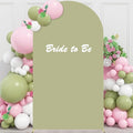 Sage Green Arch Cover 7.2 ft Arch-Backdrop-Cover Wedding Arched Stand Covers by SOMUAUY