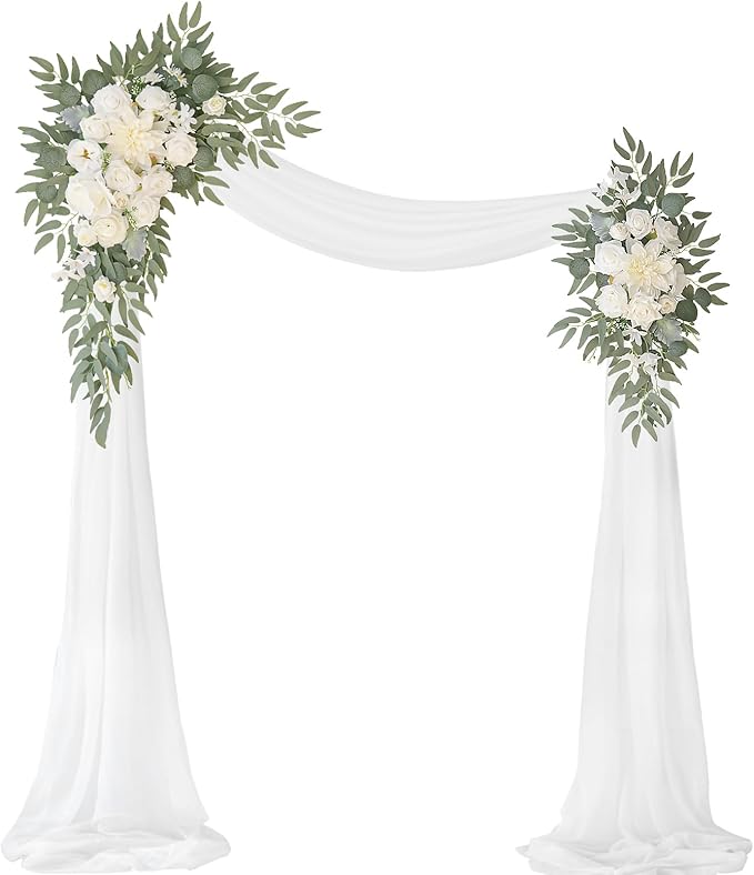 Artificial Wedding Arch Flowers Kit by WEIERYUE