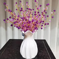 16PCS Crystal Artificial Flowers Bouquets Handmade Acrylic Flower Branches Fake by SWEXURY