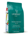 Lifeboost Organic Coffee Beans Medium Roast by LifeboostCoffee