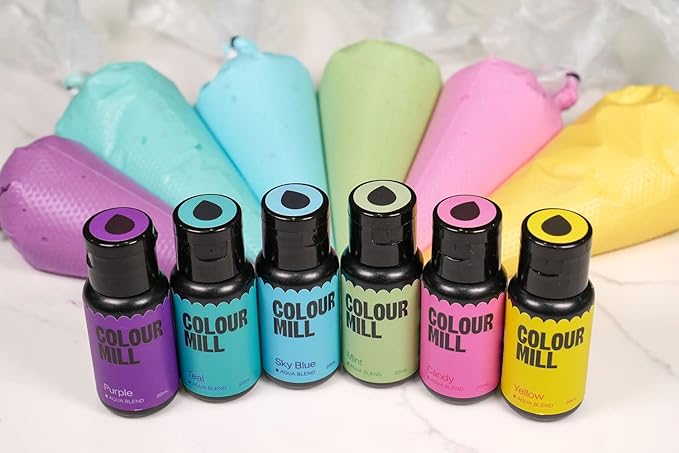 Colour Mill Aqua Blend Water-Based Food Coloring, 20 Milliliters Purple - Image 3
