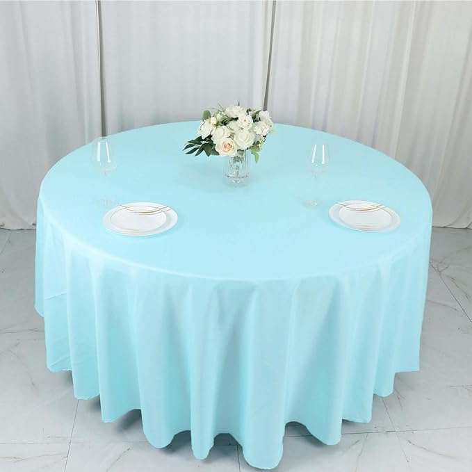 Efavormart Round Tablecloth, 108 Inch Stain & Wrinkle Resistant Washable Table - Image 8