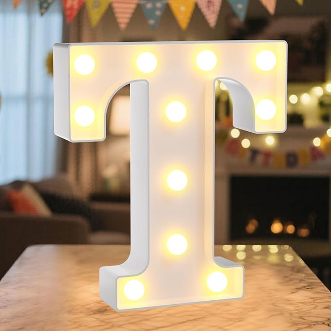 LED Marquee Light Up Letters Sign by NANXU