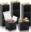 DOYIDE Small Gift Boxes, 20 Pack 5x5x5 Inch Black Elegant Paper Boxes by DOYIDE