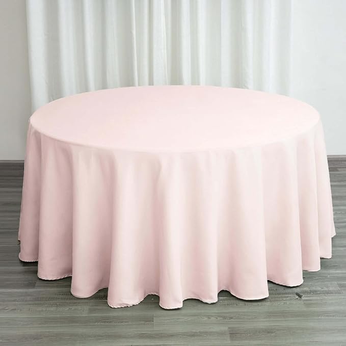 Efavormart Round Tablecloth, 120 Inch Stain & Wrinkle Resistant Washable Table by efavormart