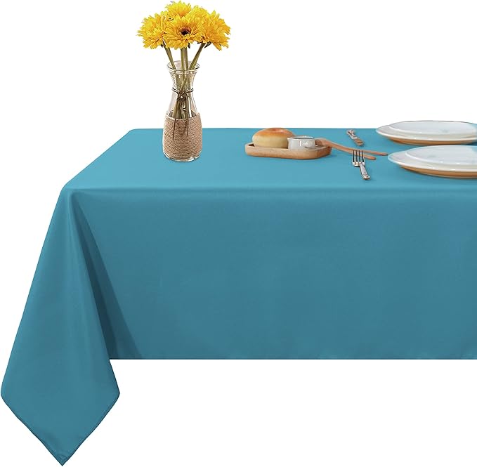 Fitable Square Tablecloth 60x60 inch Tablecloth Stain and Wrinkle Resistant by Fitable