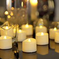Homemory 48-Pack Novelty Flickering Flameless Tea Lights Candles, 200+Hours by Homemory