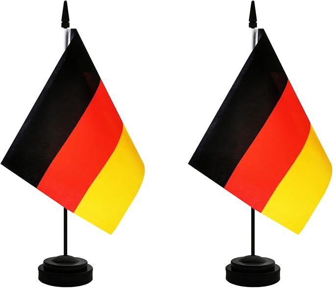 2 Pack Germany Desk Flag, Germanic Table Office Flag by Unknown