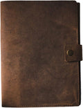 Refillable Leather Journal | Premium Lined A5 Notebook Cover | 200 Ruled by Modest+Goods