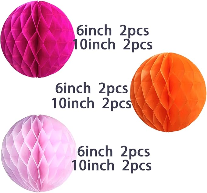 Paper Honeycomb Balls Decorations - Image 2