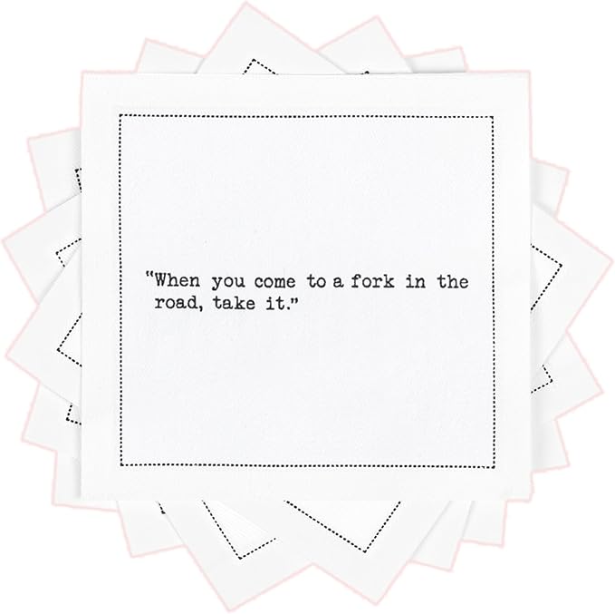 Five Star Napkins White Cocktail Napkins – 50 Luxury Cotton Disposable Cocktail by FiveStarNapkins
