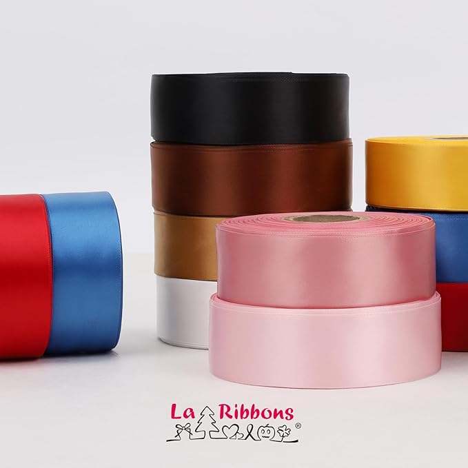 LaRibbons 3/8 Inch 25 Yard Double Faced Satin Ribbon - Image 7