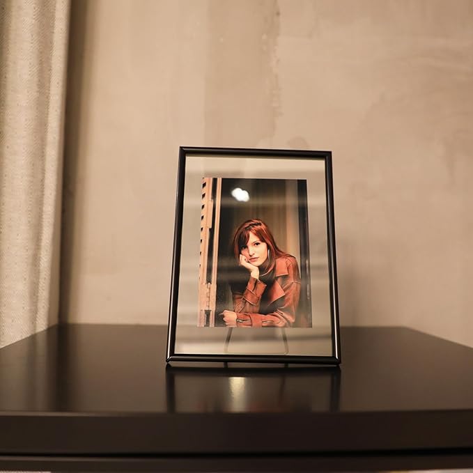 Black Floating Frame with Romantic Heart, - Image 5