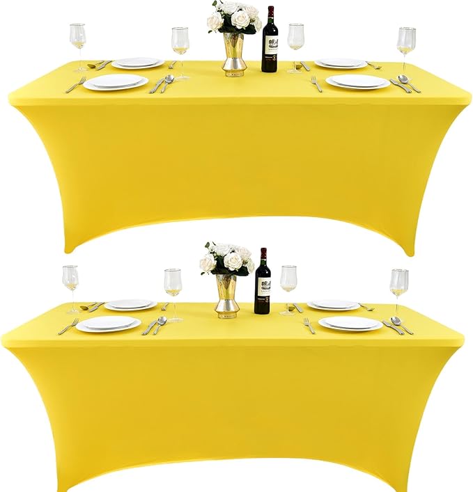 2-Pack 6ft Spandex Table Covers by Unknown