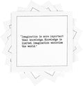 FIVE STAR NAPKINS Einstein Quote Napkins, 4.5" x 4.5" by FiveStarNapkins
