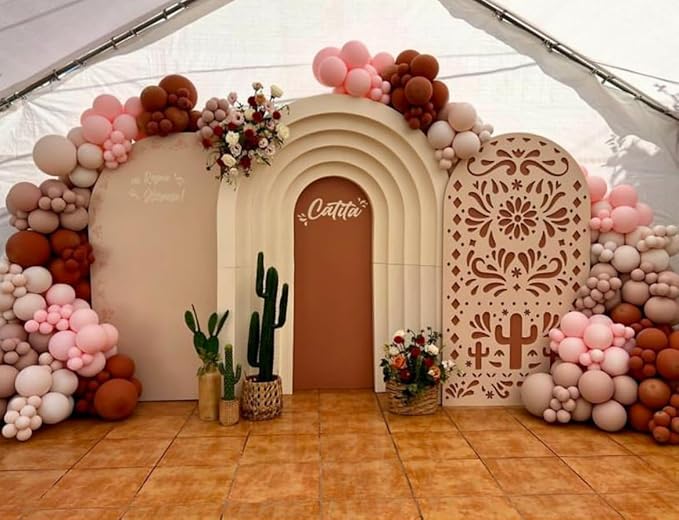 Mexico Theme Arch Stand Covers Fiesta Wedding Party Elastic Fabric Background - Image 4