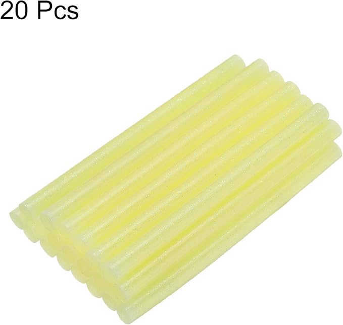 uxcell 20pcs Hot Glue Sticks for Glue Gun 7mm/0.28-inch x 4-inch Mini Hot Melt - Image 3