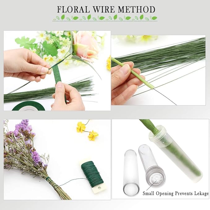 Floral Arrangement Kit, 17 Pieces Flower Tools Include Floral Wire Cutter - Image 5
