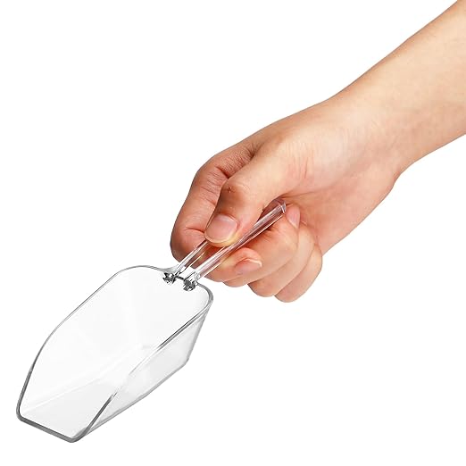 Hestya 4 Pcs Christmas Multi Purpose Clear Plastic Scoops - Image 2