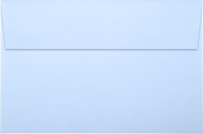 LUXPaper A9 Invitation Envelopes | Peel & Press | 5 3/4" x 8 3/4" | Baby Blue | - Image 2