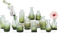 Bud Vases Set of 12, Glass Bud Vases in Bulk, Small Flower Vases by Paudao