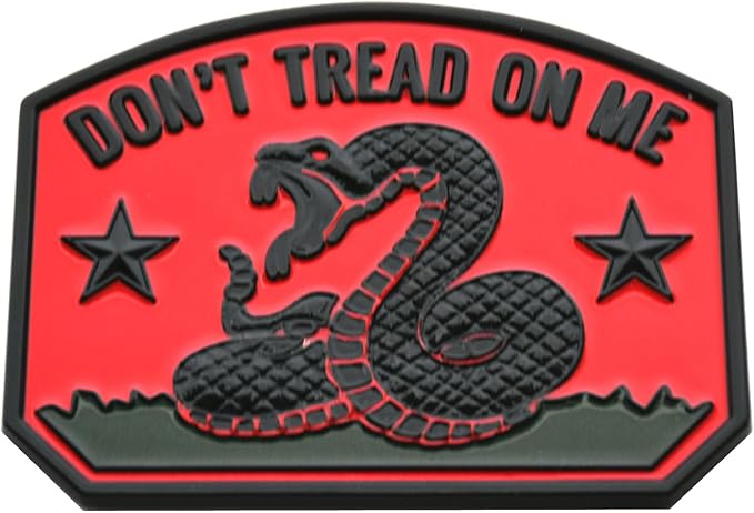 1x Gadsden Flag Rattlesnake Car Emblem 3D Decal Sticker by Unknown