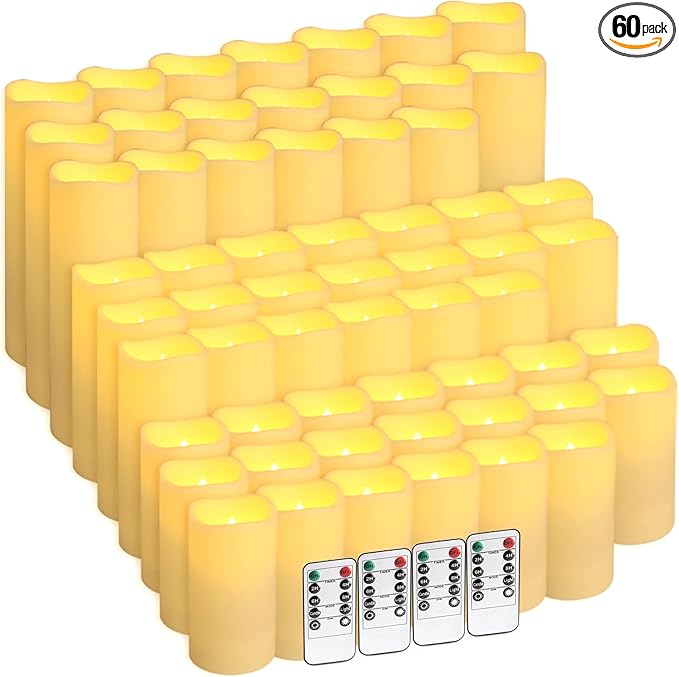 60-Pack LED Flameless Candles by fclayvts