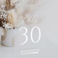 JINMURY Frosted Arch Table Numbers by JINMURY