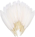 FeelfunFeather 120pcs White Goose Cochettes Feather Natural Bulk 4-6 inch by FeelFunFeather